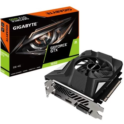 כרטיס מסך Gigabyte GeForce GTX 1650 D6 4G GV-N1656D6-4GD (rev. 2.0) - יבואן רשמי