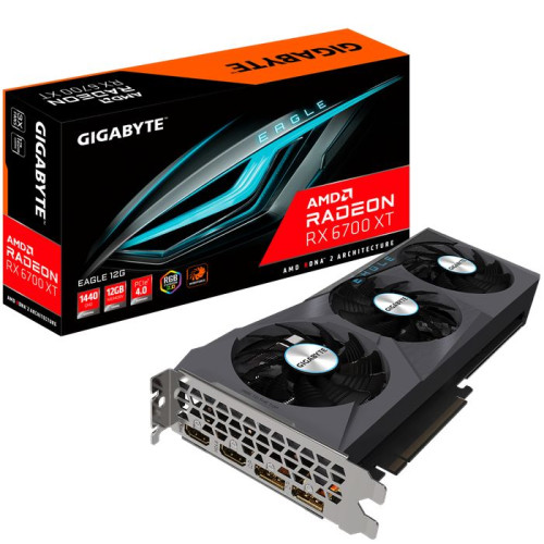 Video Card Gigabyte Radeon RX 6700 XT EAGLE 12G GV-R67XTEAGLE-12GD