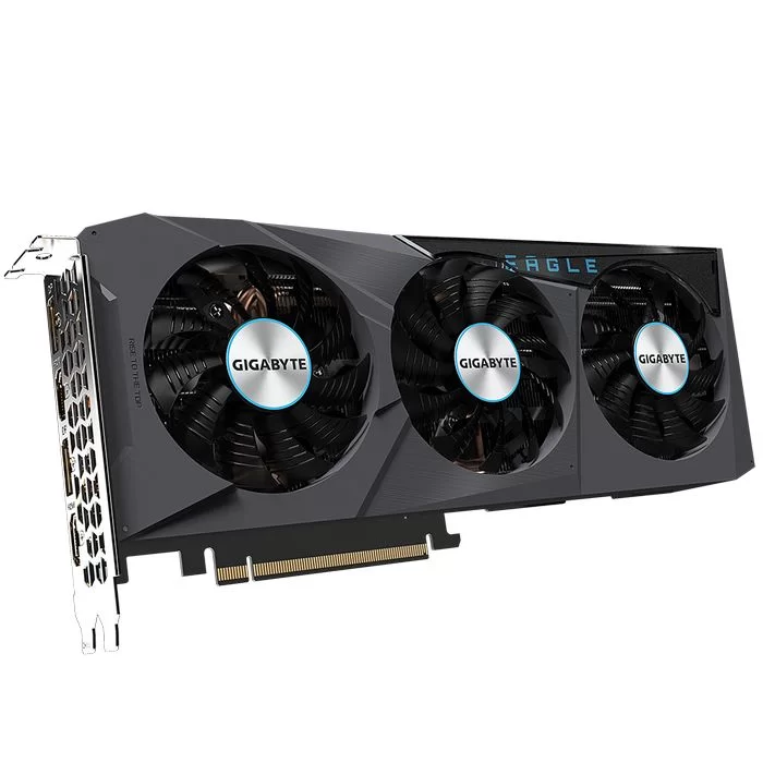 כרטיס מסך Gigabyte GeForce RTX 3070 EAGLE OC 8G LHR GV-N3070EAGLE OC-8GD (rev. 2.0) - יבואן רשמי