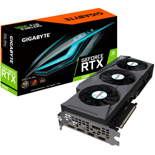 ВидеоКарта Gigabyte GeForce RTX 3090 EAGLE 24G GV-N3090EAGLE-24GD