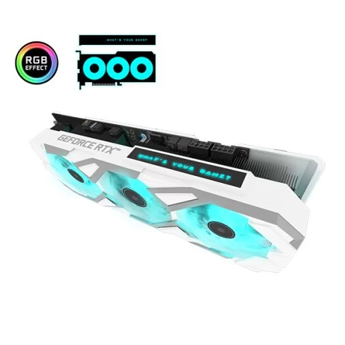 כרטיס מסך Galax GeForce RTX 3080 EX Gamer White (1-Click OC) 38NWM3MD2GAC