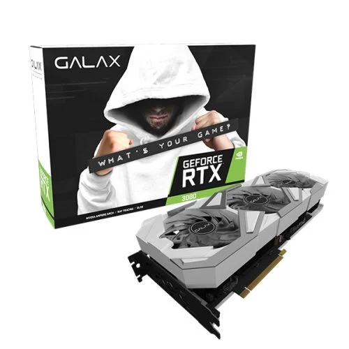 כרטיס מסך Galax GeForce RTX 3080 EX Gamer White (1-Click OC) 38NWM3MD2GAC