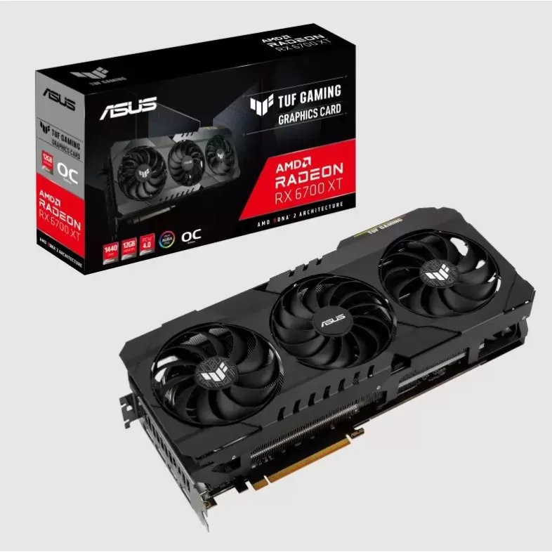 כרטיס מסך Asus TUF GAMING Radeon RX 6700 XT OC Edition TUF-RX6700XT-O12G-GAMING