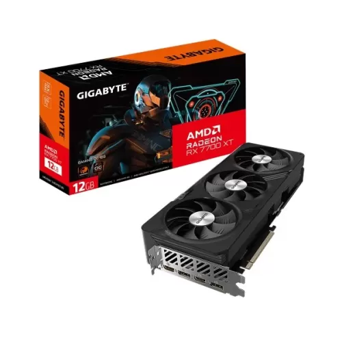 כרטיס מסך Gigabyte Radeon RX 7700 XT GAMING OC 12G GV-R77XTGAMING OC-12GD - יבואן רשמי
