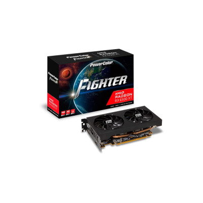 כרטיס מסך PowerColor Fighter AMD Radeon RX 6500 XT 4GB GDDR6 כרטיס מסך PowerColor Fighter AMD Radeon RX 6500 XT 4GB GDDR6