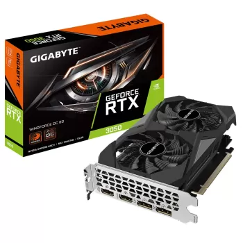 ВидеоКарта Gigabyte GeForce RTX 3050 Windforce 2 6GB GV-N3050WF2OC-6GD - официальный импортер