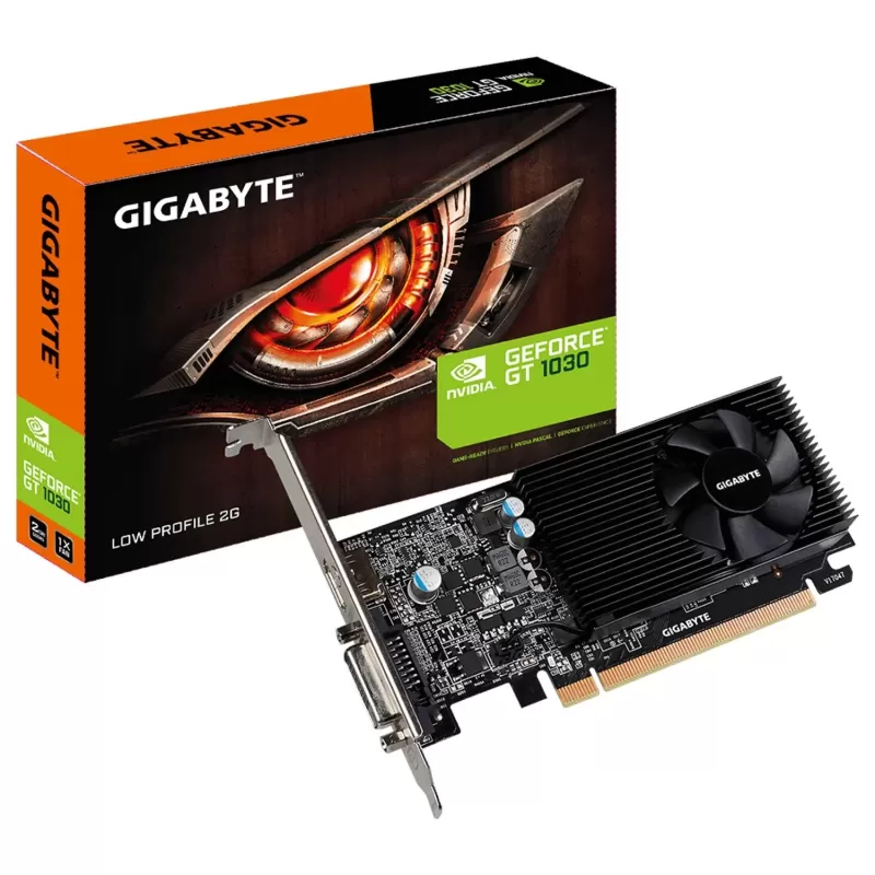 Video Card Gigabyte GT 1030 Low Profile 2G GV-N1030D5-2GL - official importer