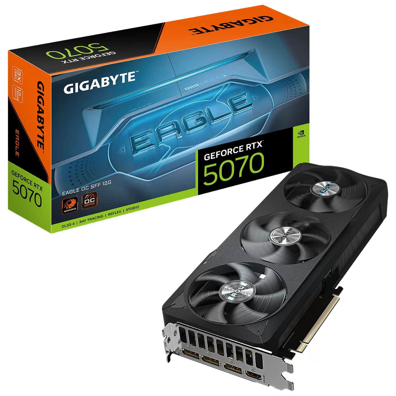 Video Card Gigabyte GeForce RTX 5070 EAGLE OC SFF 12G GV-N5070EAGLE OC-12GD