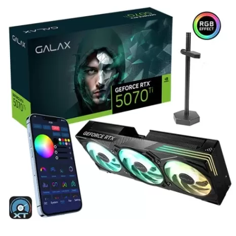 ВидеоКарта Galax GeForce RTX 5070 Ti EX Gamer 1-Click OC 57IZN6MDBUEX ВидеоКарта Galax GeForce RTX 5070 Ti EX Gamer 1-Click OC 57IZN6MDBUEX