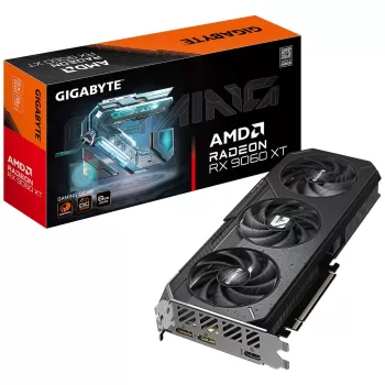 כרטיס מסך Gigabyte Radeon RX 9060 XT GAMING OC 8G GV-R9060XTGAMING OC-8GD - יבואן רשמי