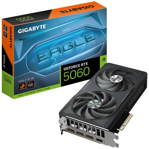 Video Card Gigabyte GeForce RTX 5060 EAGLE OC 8G GV-N5060EAGLE OC-8GD