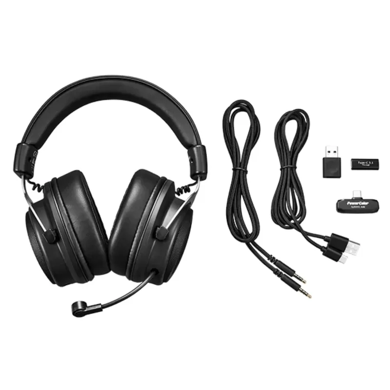 מארז אוזניות וכרטיס מסך PowerColor ALPHYN AH10 + Hellhound RX 9070 XT 16GB GDDR6 RX9070XT16G-LOC מארז אוזניות וכרטיס מסך PowerColor ALPHYN AH10 + Hellhound RX 9070 XT 16GB GDDR6 RX9070XT16G-LOC