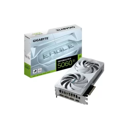 Video Card Gigabyte GeForce RTX 5060 Ti EAGLE OC GV-N506TEAGLEOC ICE-8GD Video Card Gigabyte GeForce RTX 5060 Ti EAGLE OC GV-N506TEAGLEOC ICE-8GD