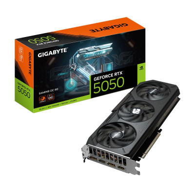 Video Card Gigabyte GeForce RTX 5050 GAMING OC 8G GV-N5050GAMING OC-8GD Video Card Gigabyte GeForce RTX 5050 GAMING OC 8G GV-N5050GAMING OC-8GD