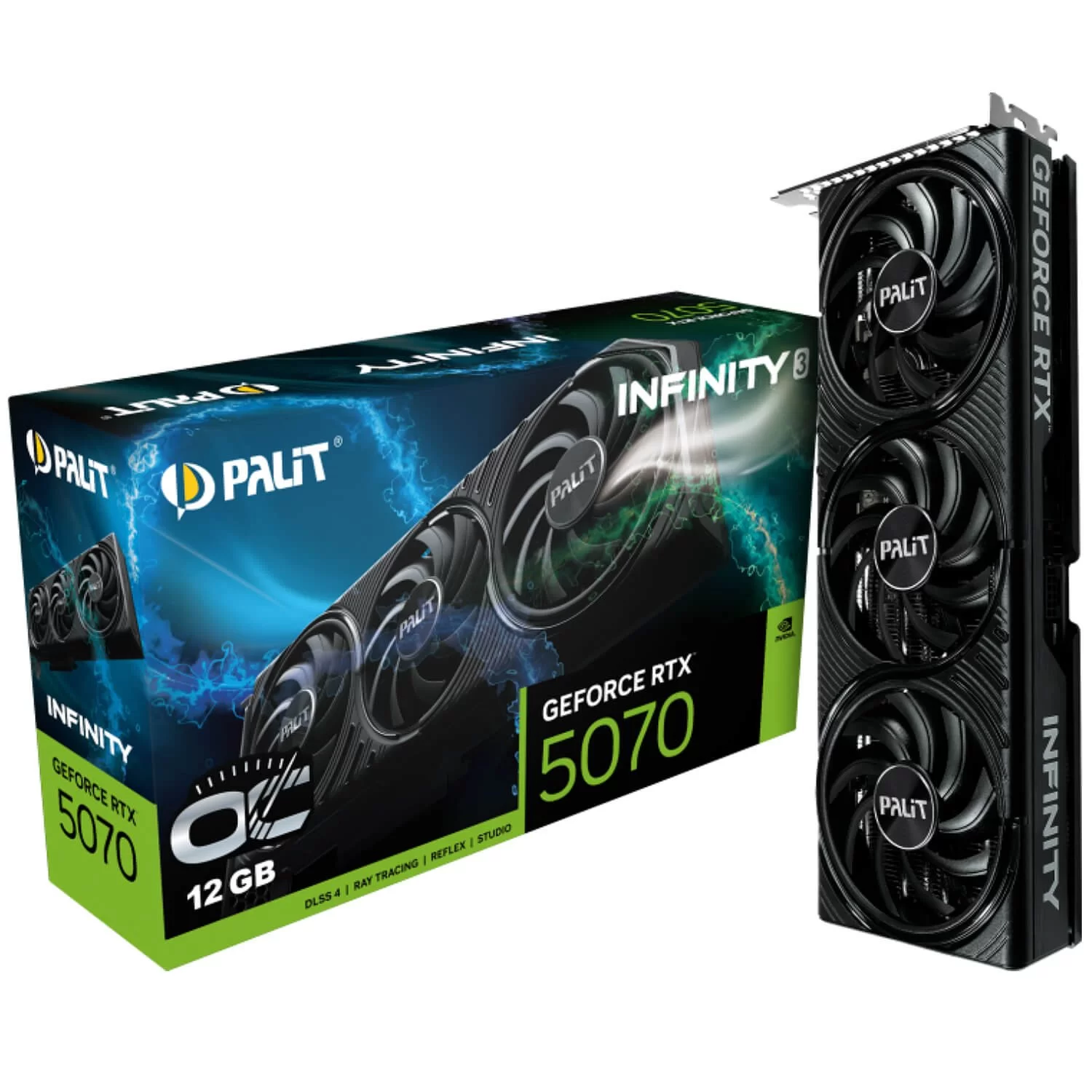 Video Card Palit GeForce RTX 5070 Infinity 3 NE75070S19K9-GB2050S