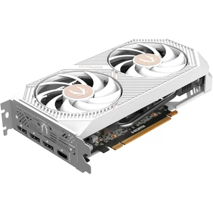 Video Card Zotac GAMING GeForce RTX 5050 Twin Edge OC White Edition ZT-B50500Q-10M