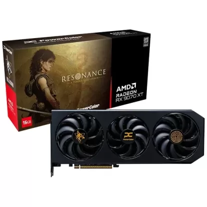 Video Card PowerColor Hellhound RX 9070 XT 16GB GDDR6 Resonance Edition RX9070XT16G-LOCRES