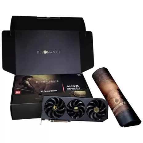 Video Card PowerColor Hellhound RX 9070 XT 16GB GDDR6 Resonance Edition RX9070XT16G-LOCRES
