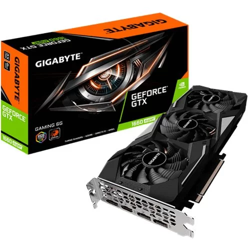 ВидеоКарта Gigabyte GeForce GTX 1660 SUPER GAMING 6G GV-N166SGAMING-6GD - официальный импортер