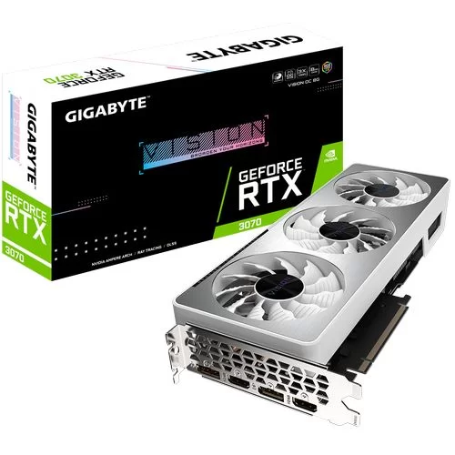 כרטיס מסך Gigabyte GeForce RTX 3070 VISION OC 8G GV-N3070VISION OC-8GD
