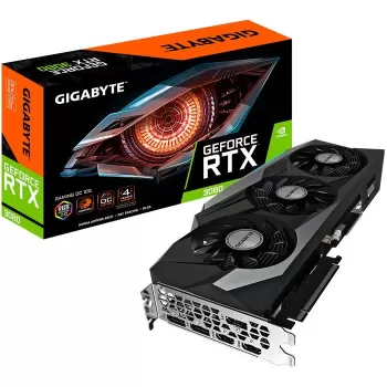 כרטיס מסך Gigabyte GeForce RTX 3080 GAMING OC 10G LHR GV-N3080GAMING OC-10GD (rev. 2.0) - יבואן רשמי