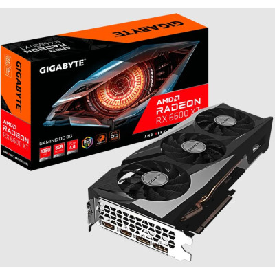 ВидеоКарта Gigabyte Radeon RX 6600 XT GAMING OC 8G GV-R66XTGAMING OC-8GD