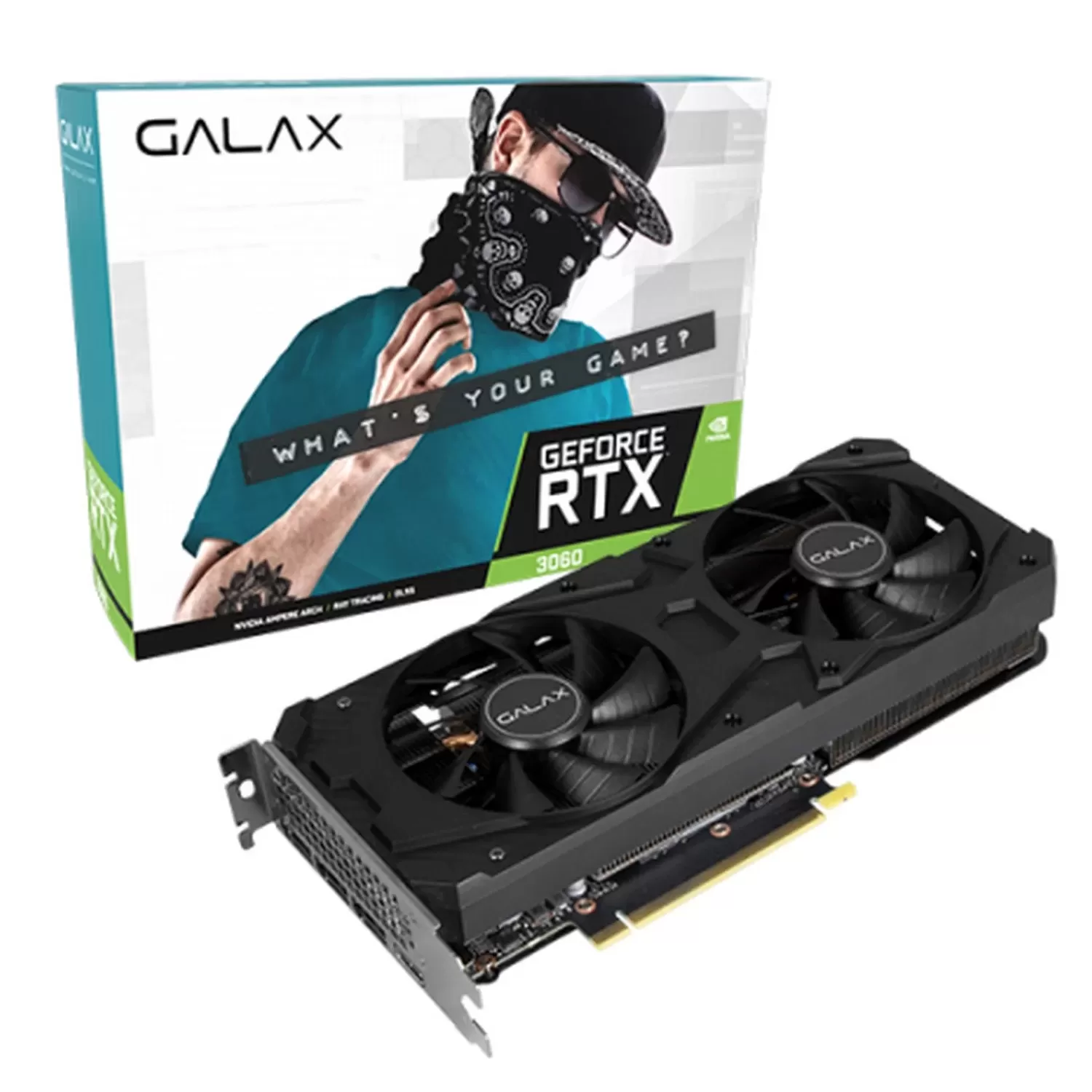 ВидеоКарта Galax GeForce RTX 3060 (1-Click OC) LHR 36NOL7MD1VOC