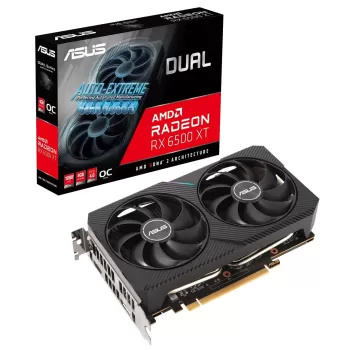 כרטיס מסך Asus Dual Radeon RX 6500 XT OC Edition 4GB GDDR6 DUAL-RX6500XT-O4G