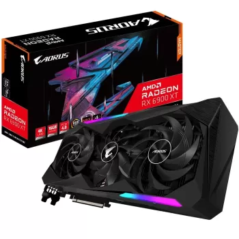 כרטיס מסך Gigabyte AORUS Radeon RX 6900 XT MASTER 16G GV-R69XTAORUS M-16GD (rev. 2.0) - יבואן רשמי