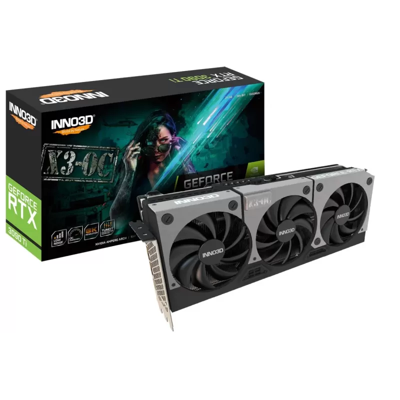 Video Card Inno3D GEFORCE RTX 3090 TI 24GB X3 OC N309T3-246XX-1890VA46