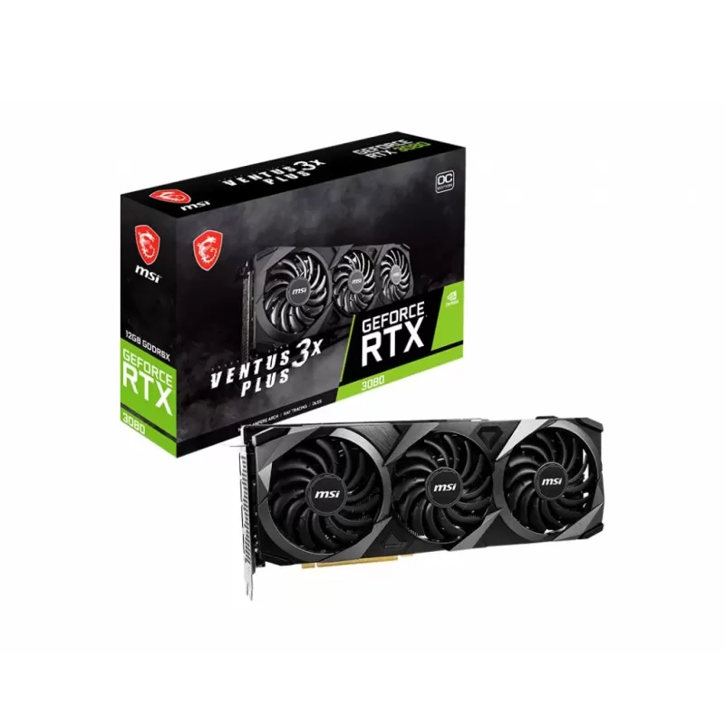 Video Card MSI GeForce RTX 3080 VENTUS 3X PLUS 12G OC LHR NVIDIA GeForce RTX 3080 Video Card MSI GeForce RTX 3080 VENTUS 3X PLUS 12G OC LHR NVIDIA GeForce RTX 3080