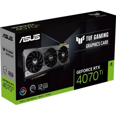 ВидеоКарта Asus ASUS TUF-RTX4070TI-12G-GAMING HDMI*2 DP*3 12G D6X ВидеоКарта Asus ASUS TUF-RTX4070TI-12G-GAMING HDMI*2 DP*3 12G D6X