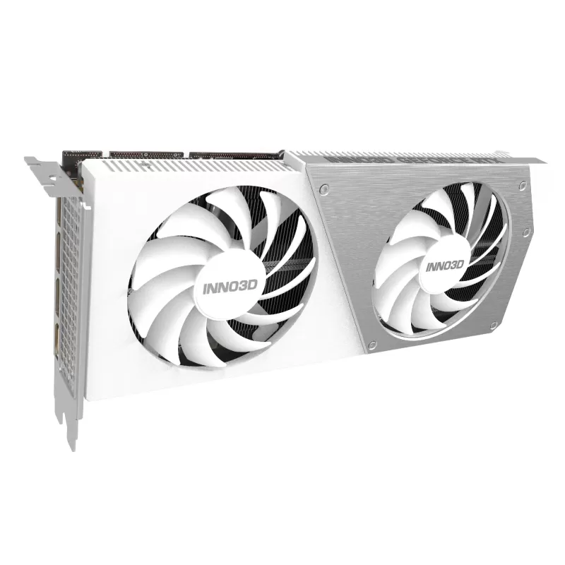 Video Card Inno3D GEFORCE RTX 4060 Ti 8GB TWIN X2 OC WHITE N406T2-08D6X-171153W