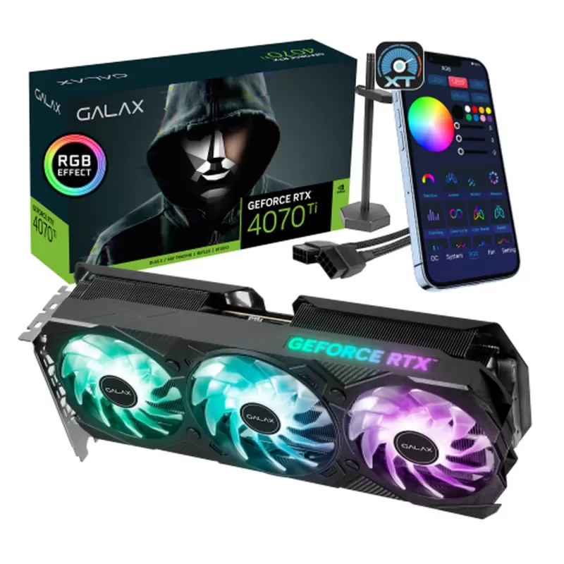 כרטיס מסך Galax GeForce RTX 4070 Ti EX Gamer 1-Click OC V2 47IOM7MD7ADT