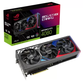 ВидеоКарта Asus ROG Strix GeForce RTX 4080 16GB GDDR6X OC Edition 90YV0IC0-M0NA00