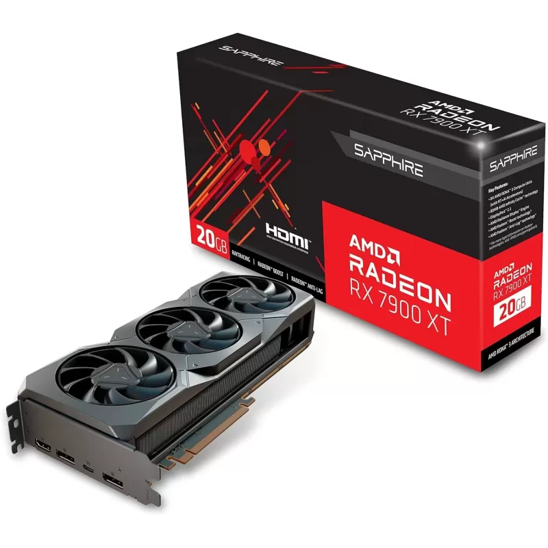 Video Card Sapphire Radeon RX 7900 XT 20GB 21323-01-20G