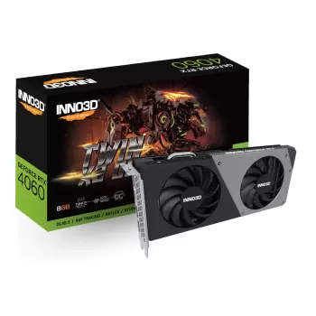 Video Card Inno3D GeForce RTX 4060 TWIN X2 OC N40602-08D6X-173051N