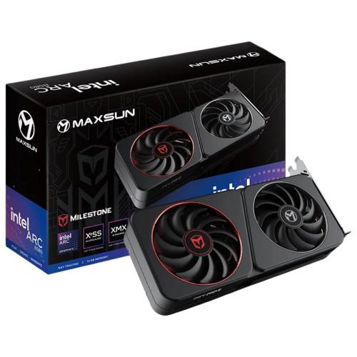Video Card MAXSUN Arc B580 Milestone 12G ARC-B580-MILESTONE-12G