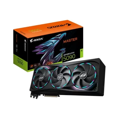 ВидеоКарта Gigabyte AORUS GeForce RTX 5090 MASTER 32G GV-N5090AORUS M-32GD ВидеоКарта Gigabyte AORUS GeForce RTX 5090 MASTER 32G GV-N5090AORUS M-32GD