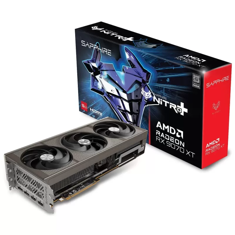 כרטיס מסך Sapphire NITRO+ RX 9070 XT GAMING OC 16GB 11348-01-20G