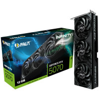 כרטיס מסך Palit GeForce RTX 5070 Infinity 3 12GB NE75070019K9-GB2050S