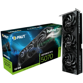 Video Card Palit GeForce RTX 5070 Infinity 3 12GB NE75070019K9-GB2050S Video Card Palit GeForce RTX 5070 Infinity 3 12GB NE75070019K9-GB2050S