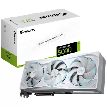 Video Card Gigabyte AORUS GeForce RTX 5090 STEALTH ICE 32G GV-N5090AORUSST ICE-32GD Video Card Gigabyte AORUS GeForce RTX 5090 STEALTH ICE 32G GV-N5090AORUSST ICE-32GD