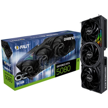 ВидеоКарта Palit GeForce RTX 5080 GamingPro OC 16GB NE75080S19T2-GB2031A