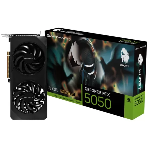 Video Card Gainward GeForce RTX 5050 Ghost OC 8GB GDDR6 NE65050S19P1-GB2070B