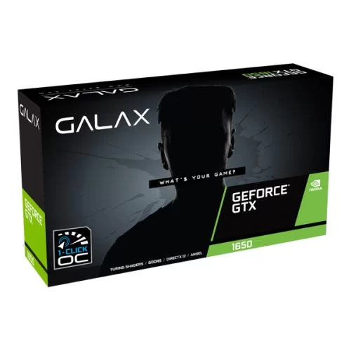 Video Card Galax GeForce GTX 1650 EX (1-Click OC) 4GB GDDR5 65SQH8DS08EX