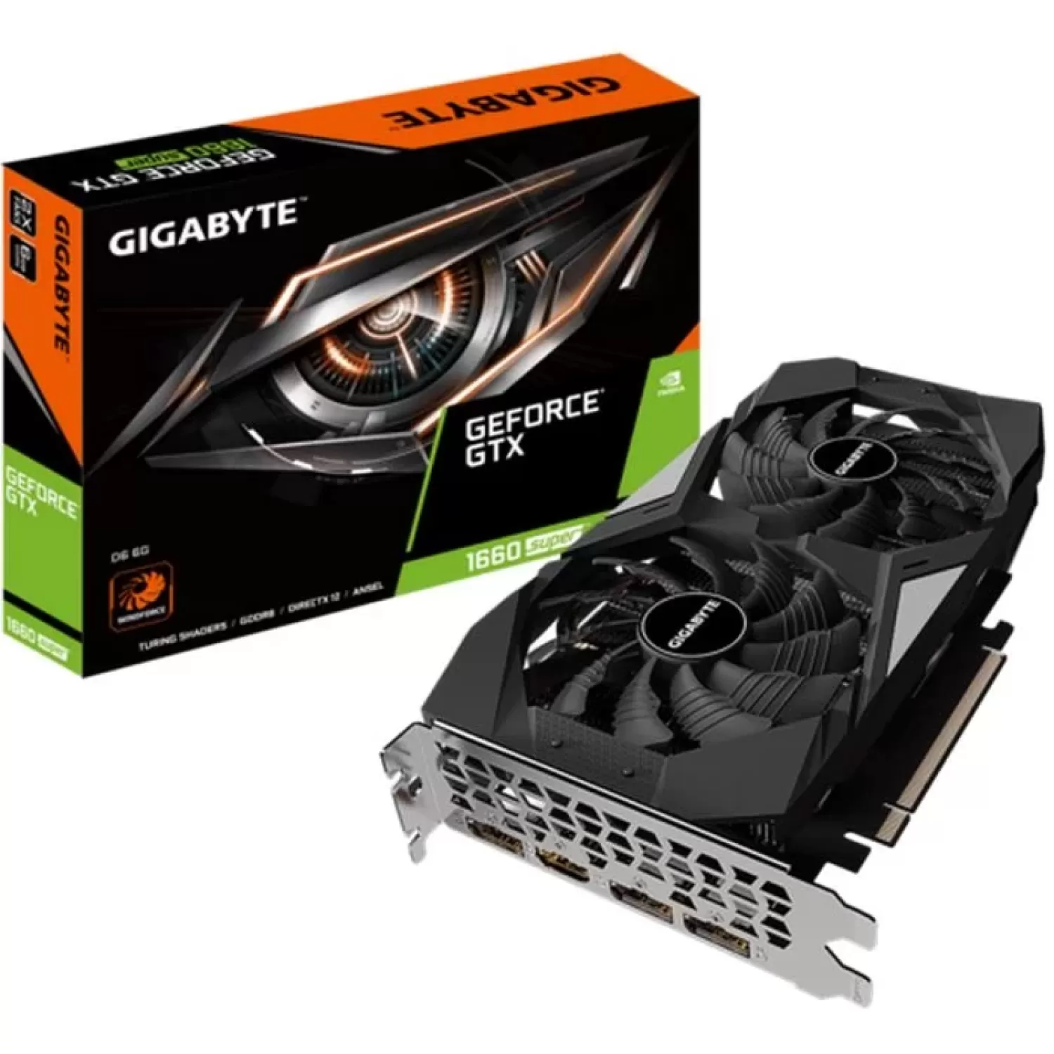 Video Card Gigabyte GeForce GTX 1660 SUPER D6 6G GV-N166SD6-6GD