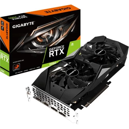 Video Card Gigabyte GeForce RTX 2060 WINDFORCE 6G GV-N2060WF2-6GD (rev. 2.0) - official importer