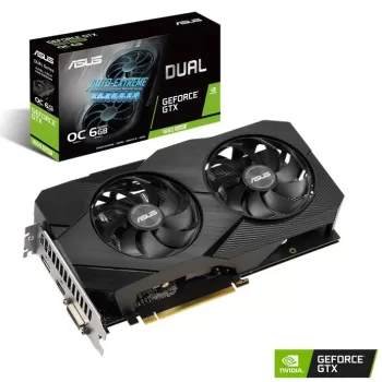 כרטיס מסך Asus Dual GeForce GTX 1660 SUPER OC Edition 6GB GDDR6 EVO DUAL-GTX1660S-O6G-EVO כרטיס מסך Asus Dual GeForce GTX 1660 SUPER OC Edition 6GB GDDR6 EVO DUAL-GTX1660S-O6G-EVO