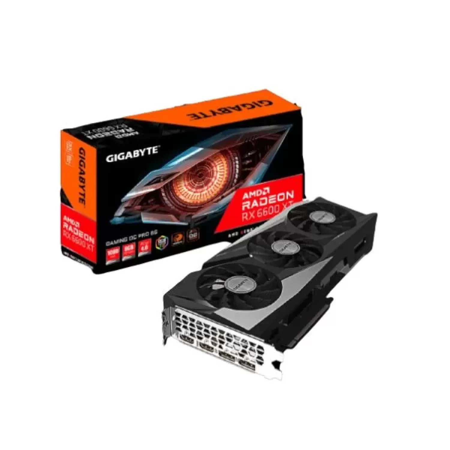 Video Card Gigabyte Radeon RX 6600 XT GAMING PRO 8G GV-RX66XTGAMING PRO-8GD